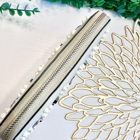 Christian Louboutin Panettone logo studs Zip Around Long Wallet - Picture 3 of 11